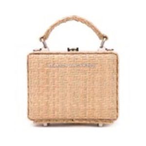 Brandon Blackwood Mini Kendrick Trunk | Straw Wicker